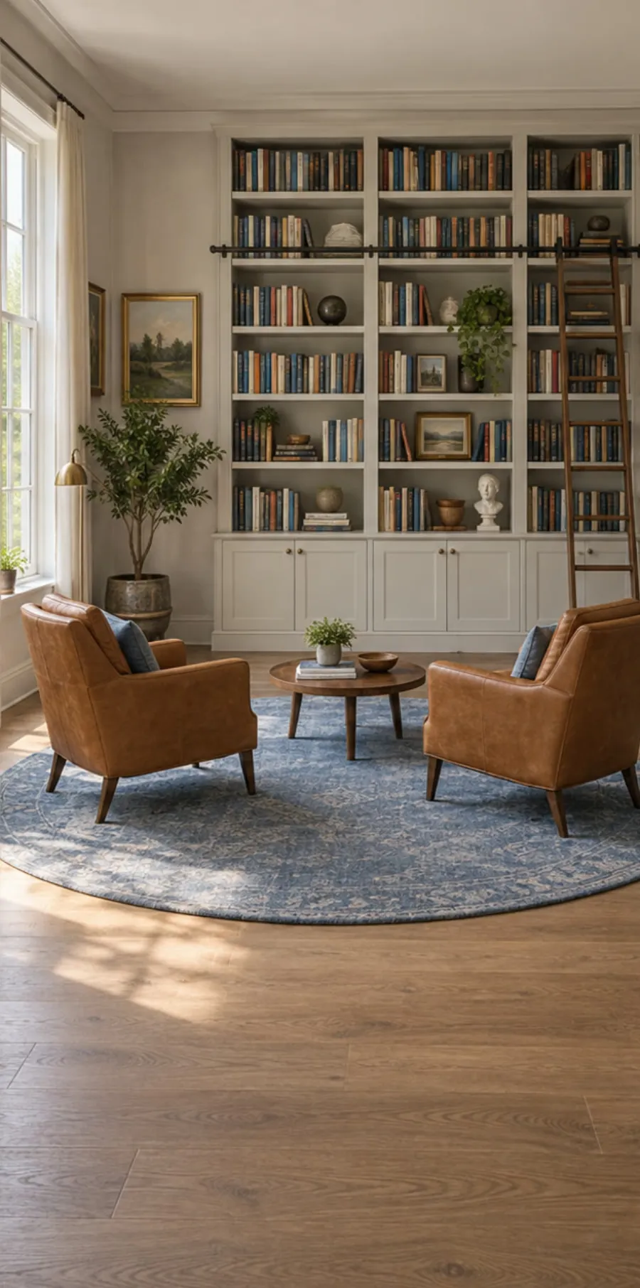 Room layout example: the same furniture in a new arrangement